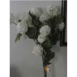 Boquet of Artificial Snowball Flowers
