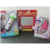Image 1 : lot of 3 kids toys / etch a scetch / Phillips Dysney led lighting for kids room