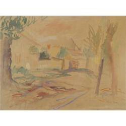 Diener Dénes Rudolf (1889-1956): Utcarészlet