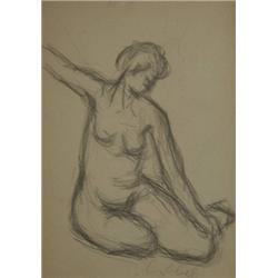 Czóbel Béla (1883-1976): Tanulmányrajz: Noi akt
