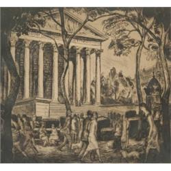 Korda Vince (1897-?): Városrészlet