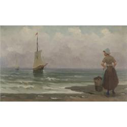 Krupka Ferenc: Tengerparti részlet