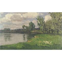 Bosznay István (1868-1944): Dráva part