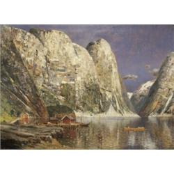 Karl Kaufmann (1843-1901): Fjord