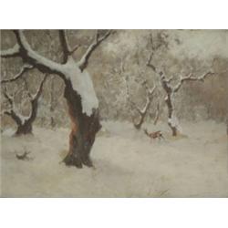 Neogrády Antal: Téli táj ozikével