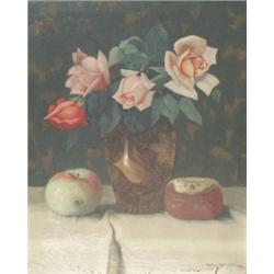 Molnár Z. János (1880-1960): Virágcsendélet