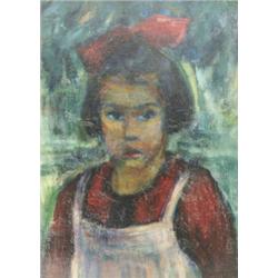 Ismeretlen festo: Kislányportré