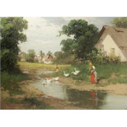 Neogrády László ( 1896-1962): Libapásztorlány