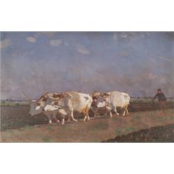 Zombory Lajos (1867-1933): Szántás