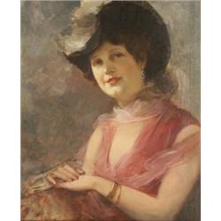 Komáromi Katz Endre (1880-1969): Kalapos no