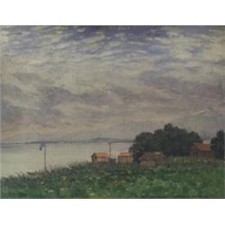 Katona Nándor (1864-1932): Tóparti táj