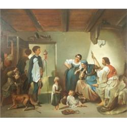 Ismeretlen festo: Leánykérés