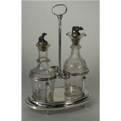 Asztali olaj-ecet tartó