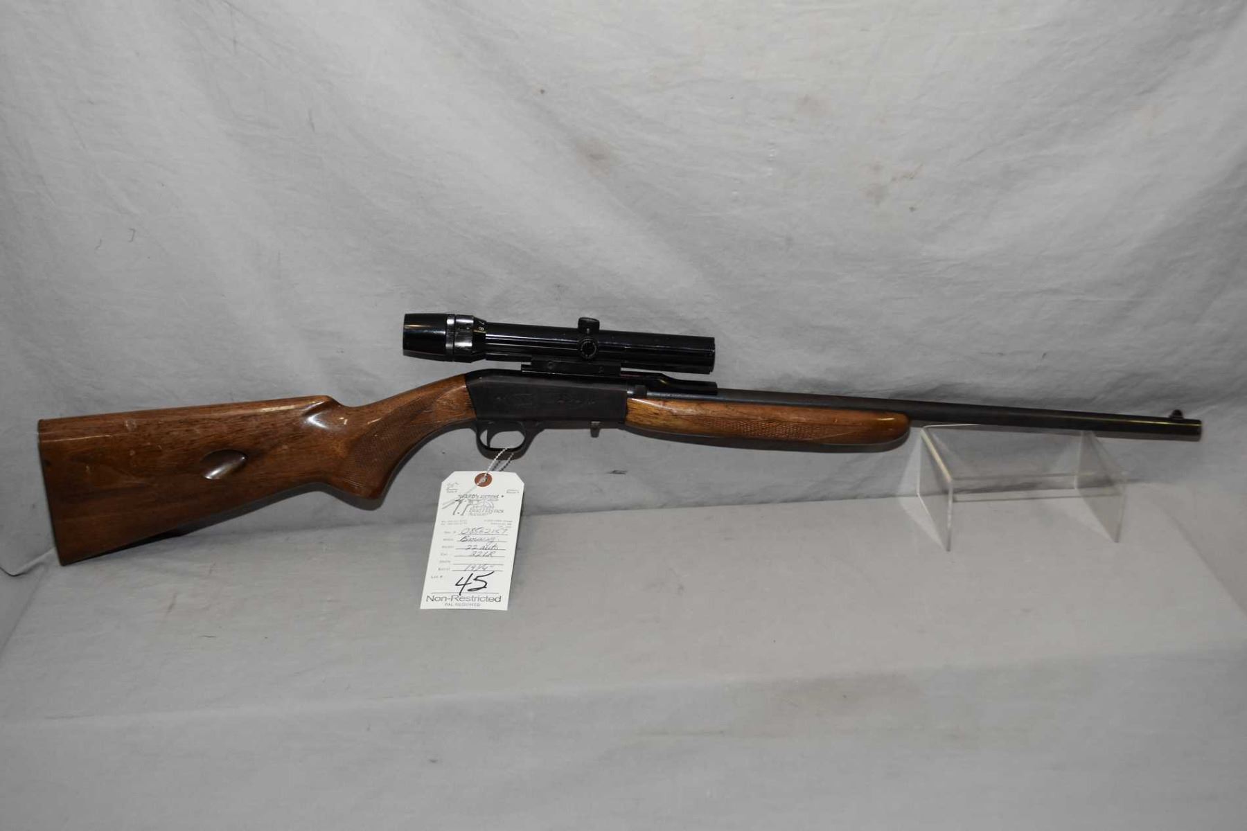 Browning ( Japan ) Model Automatic 22 .22 LR Cal Tube Fed Semi Auto