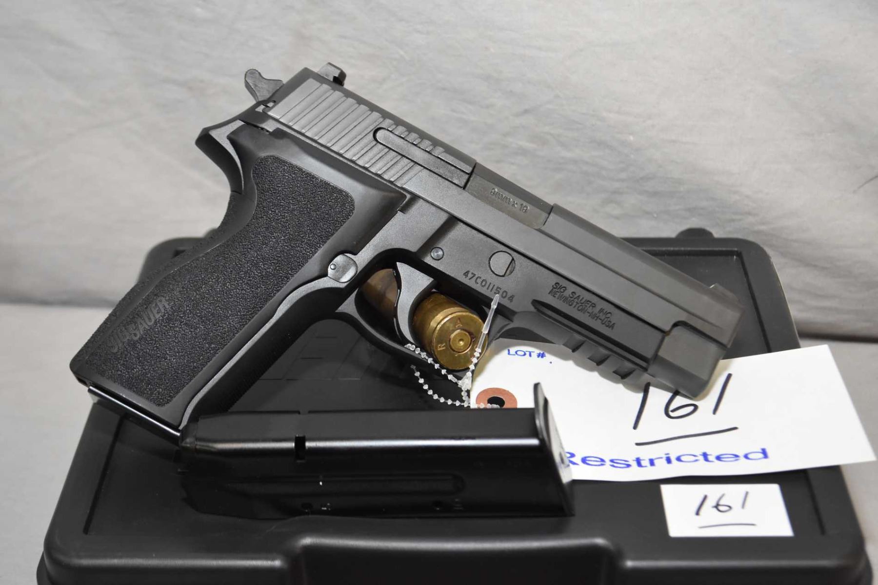 Sig Sauer Model P226R 9 MM Luger Cal 10 Shot Semi Auto Pistol W 112 sig-sauer-model-p226r-9-mm-luger-cal-10-shot-semi-auto-pistol-w-112