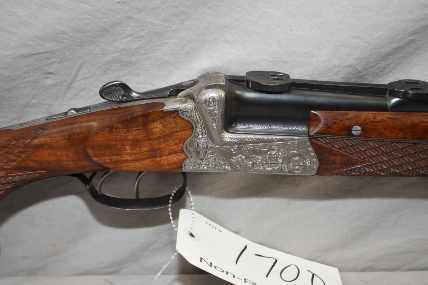 Franz Sodia ( Ferlach ) Model Over & Under .375 H & H Cal Double Rifle ...