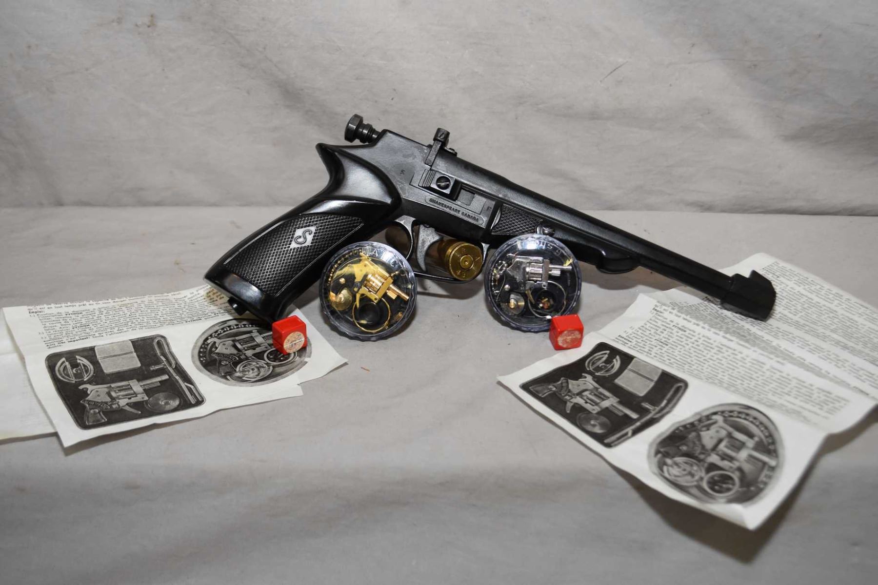 Small Box Lot : Two Miniature Pinfire Andres & Dworsky Revolvers XYTHOS ...