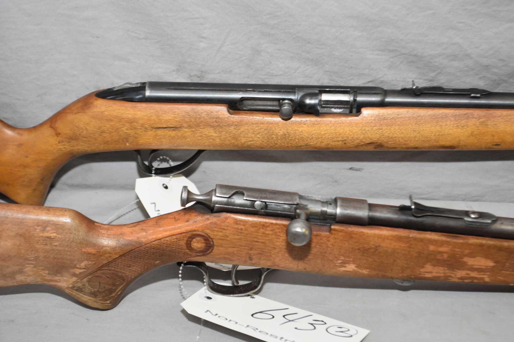 Lot of Two Firearms : Springfield Model 188J .22 LR Cal Tube Fed Semi ...