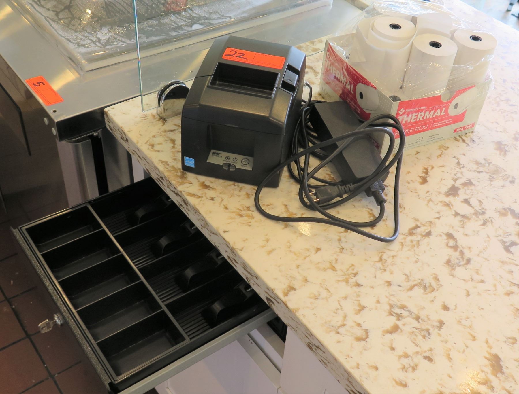 cash register credit card receipt printer rolls of paper