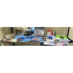 Misc. Office Supplies: Scissors, Power Cables, iMac Cable Lock, Velcro Fasteners