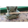 Image 11 : Thai Bronze Seated Buddha, Sukhotai Style, 38" H, Verde Gris Patina