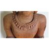 Image 10 : Bagan (Burma) Carved Wood Deity Torso on Stand 26" H (wood split)
