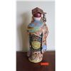 Image 7 : Japanese Porcelain Jurojin Figure (Deity w/Staff), 23.5" H, Polychromed Finish