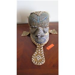 African Mask w/Shells