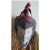 Image 2 : African Tribal Mask, Polychromed Wood w/ Raffia Collar, 23" H
