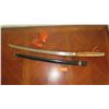 Image 1 : WWII Vintage Samurai Sword, Late or Post-War Fittings, Unsigned, Blade Good Condition
