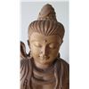 Image 2 : Balinese Carved Wooden Hindu Deity w/ Cobra, 26" H (wood split)