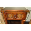 Image 3 : Balinese Wooden Night Stand w/Carved Reeded Diamond Accents, Approx. 27" H