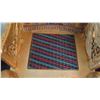Image 8 : Painted Gilt Wooden Egyptian Revival Chair, Reproduction, Inlaid Woven Seat, 25" x 22" x 41"