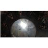 Image 8 : Qty 2 Painted Egyptian Decorative Metal Plates w/ Gilt Detail, Approx 9.5" Dia.
