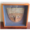 Image 1 : Authentic Wood Mummy Mask from Sarcophagus, Circa 5-3rd Century B.C.E, Ptolemaic Period, 14.5"