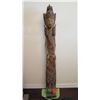 Image 2 : Tall Wayang Carved Wooden Male Figure (51" to 60" H), Polychromed
