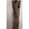 Image 4 : Tall Wayang Carved Wooden Male Figure (51" to 60" H), Polychromed