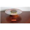 Image 3 : Painted Iridescent Glass Bowl, Approx. 15.5" Dia.