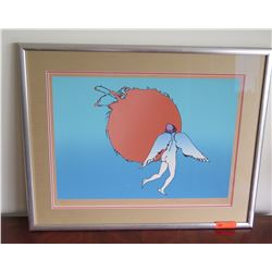 "Encounter" by Peter Max, Signed, Ltd. Ed. 15 of 175, Circa 1978, Framed/Matted 19" x 27"