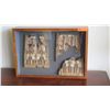 Image 2 : Wooden Egyptian Side Panels from Canopic Chest, Circa 300 B.C.E, 11-13" H, Ptolemaic Period (one pan