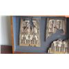 Image 3 : Wooden Egyptian Side Panels from Canopic Chest, Circa 300 B.C.E, 11-13" H, Ptolemaic Period (one pan
