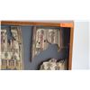 Image 6 : Wooden Egyptian Side Panels from Canopic Chest, Circa 300 B.C.E, 11-13" H, Ptolemaic Period (one pan