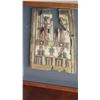 Image 8 : Wooden Egyptian Side Panels from Canopic Chest, Circa 300 B.C.E, 11-13" H, Ptolemaic Period (one pan
