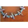 Image 2 : Freshwater Pearls (8-10mm) & Aquamarine Rounded Bead Necklace, 17.5" L, 14K Gold Clasp