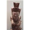 Image 2 : Painted Carved Wooden Hindu Deity, Approx. 16" H