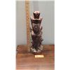 Image 5 : Painted Carved Wooden Hindu Deity, Approx. 16" H