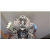 Image 7 : Painted Carved Wooden Ganesh (Hindu Elephant Deity) Approx. 16" H, wood split