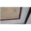 Image 2 : Framed & Matted Joan Miro Glazed Color Print, 19.25" x 13.25" Paper, Hand-Signed HC on Lower Right