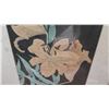 Image 3 : Framed Watercolor Lillies, Aged Condition 16.5" x 21"