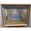 Image 1 : Framed Original Impressionist Painting, Unsigned, 27" x 23"
